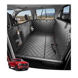Zanch Heavy-Duty Dog Truck Seat Cover Hard-Base Supports 450 lb, Waterproof XL
